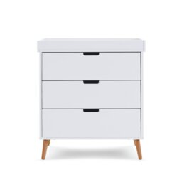 Obaby Maya Changing Unit - White with Natural - thumbnail 2