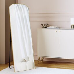 Argos Home Gold Effect Freestanding Arch Wall Mirror - 150x50cm - thumbnail 1
