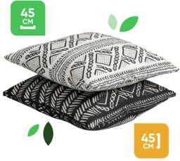 Streetwize Garden Aztec Diamond Chair Cushions - Pack of 2 - thumbnail 2