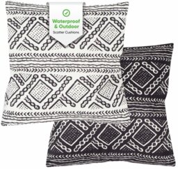 Streetwize Garden Aztec Diamond Chair Cushions - Pack of 2 - thumbnail 1