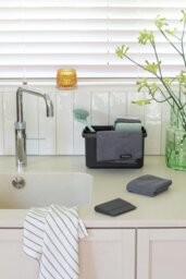 Brabantia SinkSide Cleaning Caddy Set - Dark Grey - thumbnail 1
