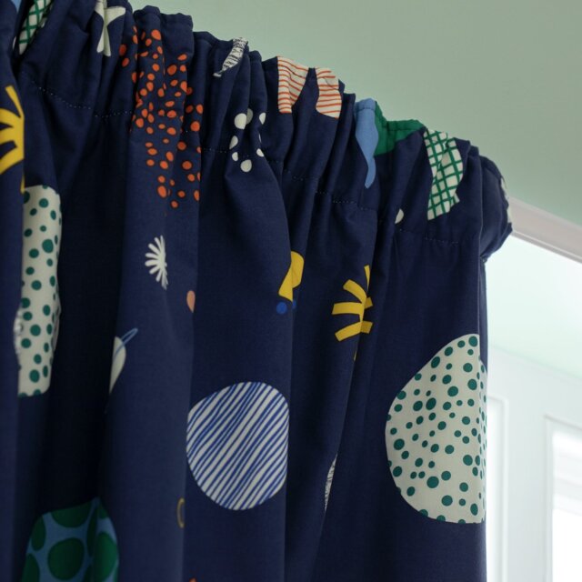 Habitat Kids Space Blackout Curtains - Multi - 168x137cm - image 1