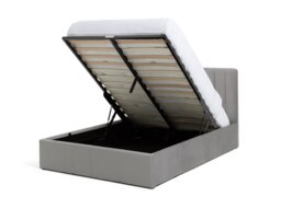 Argos Home Pandora Kingsize End Lift Ottoman Bed - Grey - thumbnail 2