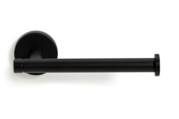 Home Metal Toilet Roll Holder - Matt Black