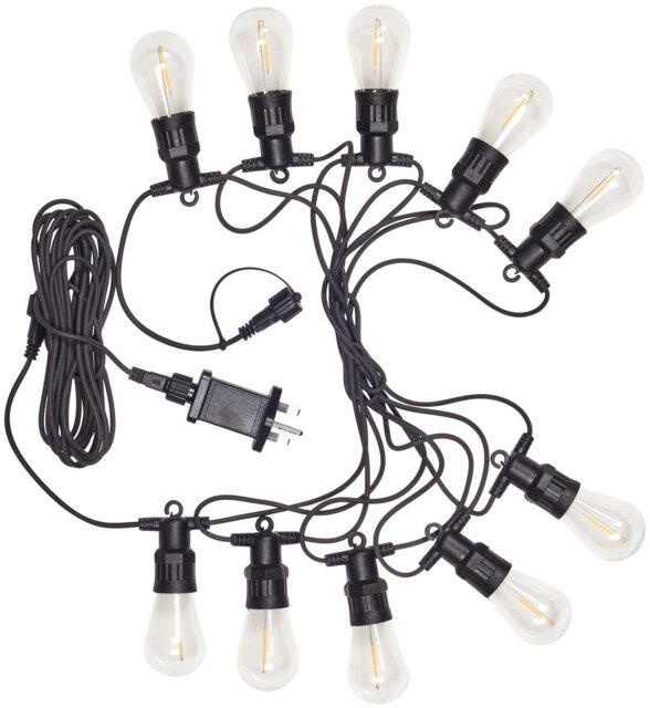 Smart Garden 20 Vintage Festoon String Lights - Warm White - image 1