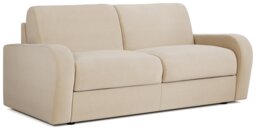 Jay-Be Deco Fabric 3 Seater Sofa Bed - Cream - thumbnail 1