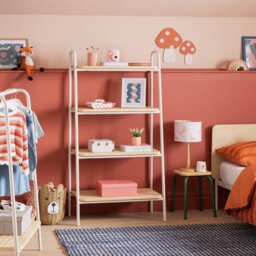 Habitat Kids Monty Standing Tall Bookcase - Light Grey - thumbnail 1