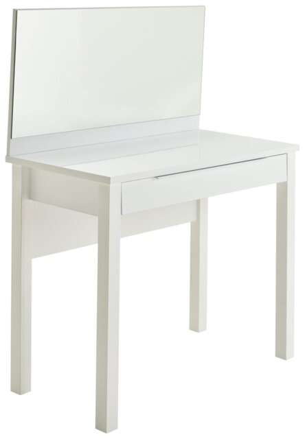Argos Home Hallingford 1 Drawer Dressing Table - White Gloss - image 1