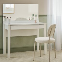 Argos Home Hallingford 1 Drawer Dressing Table - White Gloss - thumbnail 2