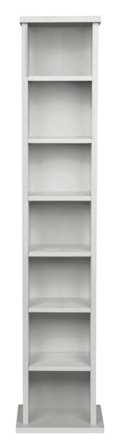 Argos Home Maine CD and DVD Storage unit - White wood effect - image 1