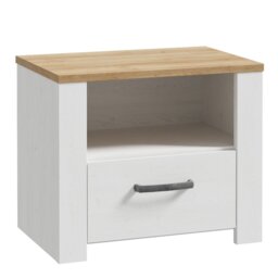 Furniture To Go Bohol 1 Drawers Bedside Table - Brown - thumbnail 2