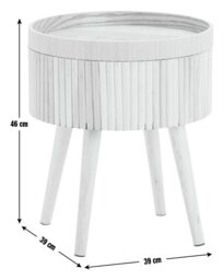 Habitat Agnes Side Table - Natural - thumbnail 2