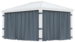 Palram Canopia Dallas 4 Piece Gazebo Curtain Set 12 x 16ft - thumbnail 1