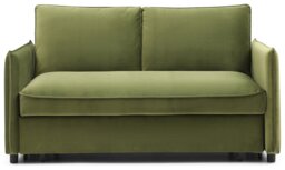 Kyoto Ruben Velvet 2 Seater Sofa Bed - Olive