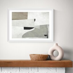 East End Prints Priory White Frame Art Print - A2 - thumbnail 1
