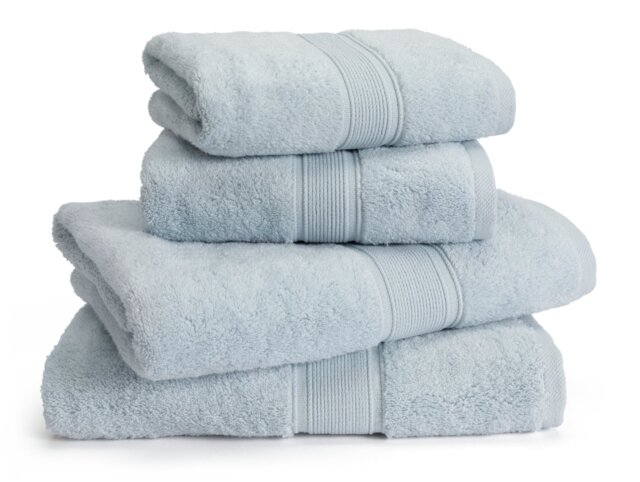 Habitat Cotton Supersoft 4 Piece Towel Bale - Country Blue - image 1
