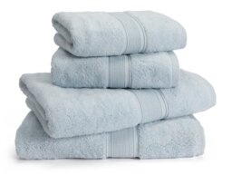 Habitat Cotton Supersoft 4 Piece Towel Bale - Country Blue - thumbnail 1