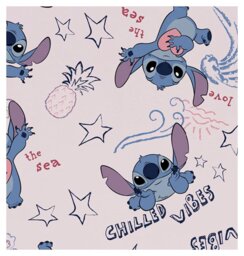 Disney Stitch Fleece Blanket - Blue & Pink - thumbnail 2