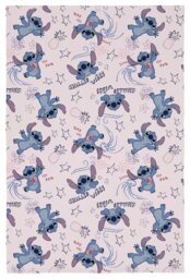 Disney Stitch Fleece Blanket - Blue & Pink - thumbnail 1