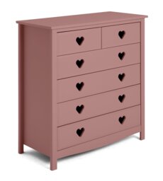 Argos Home Kids Mia 6 Drawer Chest - Pink