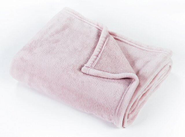 Argos Home Super Soft Fleece Throw - 150x200cm - Blush Pink - image 1