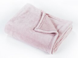 Argos Home Super Soft Fleece Throw - 150x200cm - Blush Pink - thumbnail 2