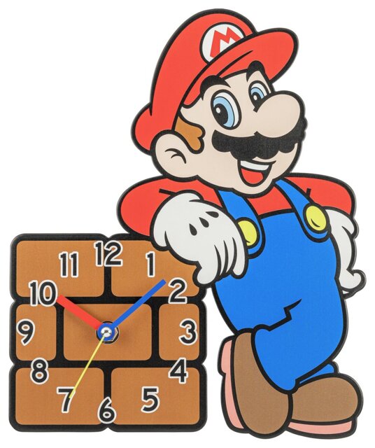 Super Mario Kids Wall Clock - Multicoloured - image 1