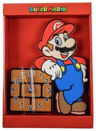 Super Mario Kids Wall Clock - Multicoloured - thumbnail 2