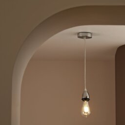 Habitat Metal Pendant Light - Polished Chrome - thumbnail 1