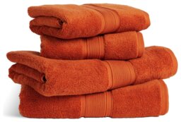 Habitat Supersoft 4 Piece Towel Bale - Copper - thumbnail 1