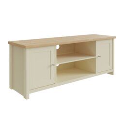 GFW Lancaster Coffee Table With Shelf and TV Unit - Cream - thumbnail 2