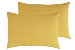 Habitat Cotton Rich 180 TC Standard Pillowcase Pair- Mustard - thumbnail 1
