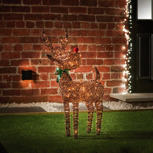 Premier Outdoor Big Nose Reindeer Christmas Decoration - image 1