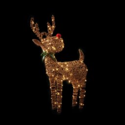 Premier Outdoor Big Nose Reindeer Christmas Decoration - thumbnail 2