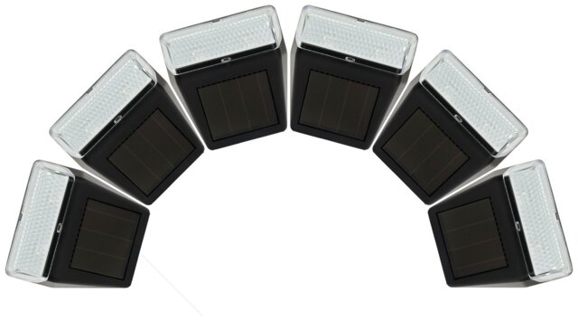 Garden by Sainsburys Solar Fence Light - Pack of 6 - image 1