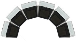 Garden by Sainsburys Solar Fence Light - Pack of 6 - thumbnail 1