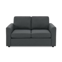 Habitat Apartment Fabric 2 Seater Sofa Bed - Charcoal - thumbnail 1