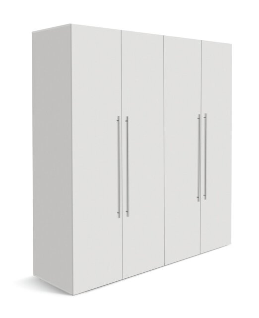 Habitat Atlas 4 Door Wardrobe - White - image 1