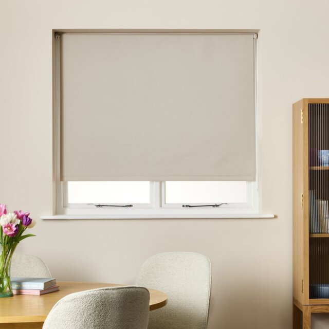 Habitat Blackout Latte Roller Blind - 90cm - image 1
