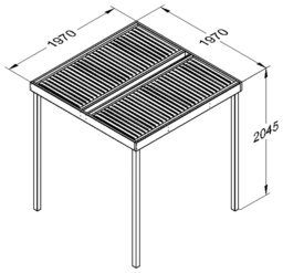 Forest Garden Modular Pergola - thumbnail 2