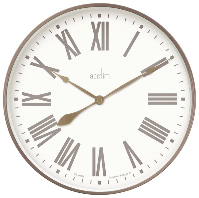 Acctim Northfield Wall Clock - Champange - image 1
