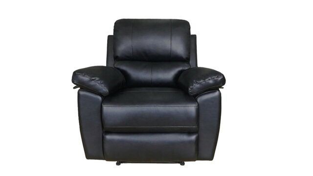 Argos Home Toby Faux Leather Rise & Recline Chair - Black - image 1