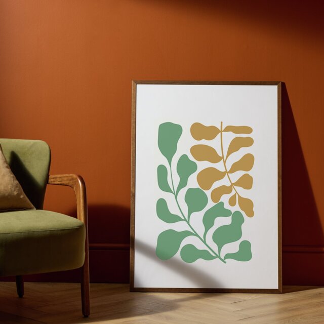 Habitat Walnut Ontario Picture Frame - 70x100cm - image 1