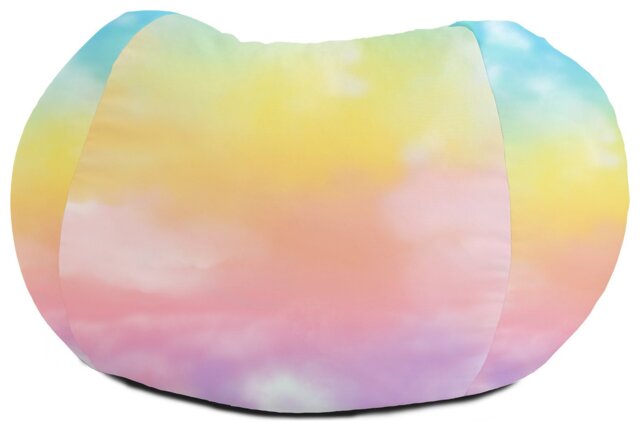 rucomfy Kids Medium Tie Dye Bean Bag - Multicoloured - image 1