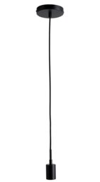 Habitat Lockie Metal Ceiling Light Fitting - Black - thumbnail 2