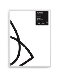 Habitat Aluminus White Metal Picture Frame - 30X40cm