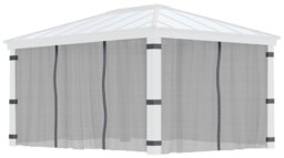 Palram Canopia Dallas 4 Piece Gazebo Netting Set 12 x 16ft - thumbnail 1