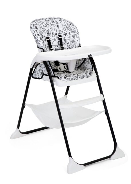 Joie Mimzy Snacker Fast Folding Highchair Alphabet Soup