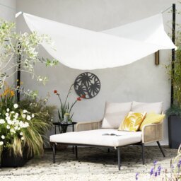 Habitat Malta Rattan Effect Garden Day Bed- Natural