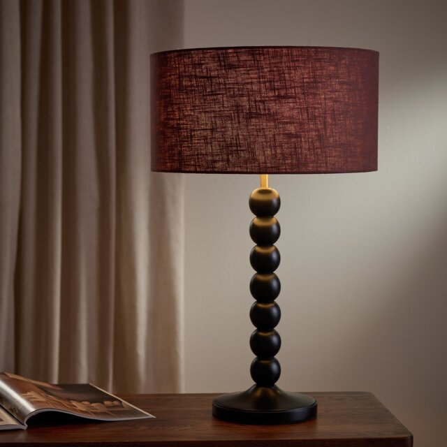 Habitat Walnut Easy Fit Lampshade - 35cm - image 1